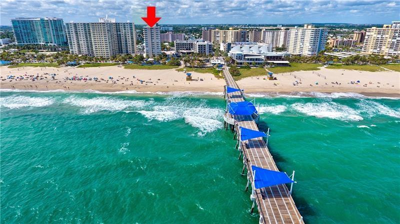 Incredible SE corner unit high floor, great views, nicely decorated, furnished annual rental. Internet, cable is included. Perfect location in the heart of Pompano Beach, right next to the Fishing Pier, all new restaurants, live music, best beach, fishing, snorkeling, diving, perfect Florida lifestyle! Garage parking, 24/7 front desk, available after August 1-st