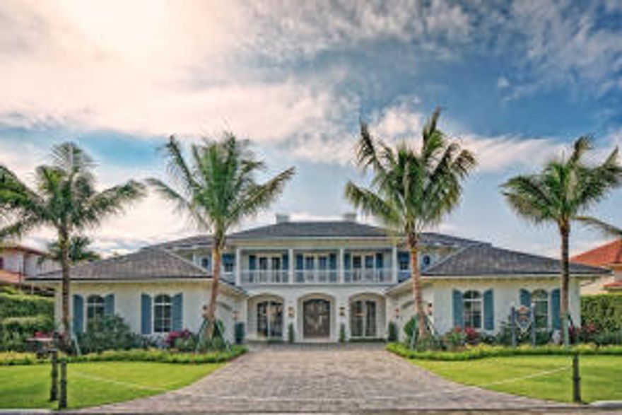 Fronting 100ft on the Butterfly Palm Waterway w/ south exposure, this brand new signature estate built by SRD Building Corp. features a spacious floorplan totaling over 8300sqft under air. Clean-lines and rich in character, this home showcases many splendid details including a foyer entry, formal living & dining rooms, private den/library, clubroom w/ bar and wine room, gourmet kitchen w/ walk-in pantry, breakfast area & large family room overlooking pool patio area w/ views of the waterway. The master suite is on the second floor & features spacious his & her bathrooms and his & her closets. Other features include 1st & 2nd floor laundry rooms, summer kitchen, natural gas, impact glass, generator, heated pool & spa, private dock &4 car garage. Buyer to pay doc stamp taxes & title ins.