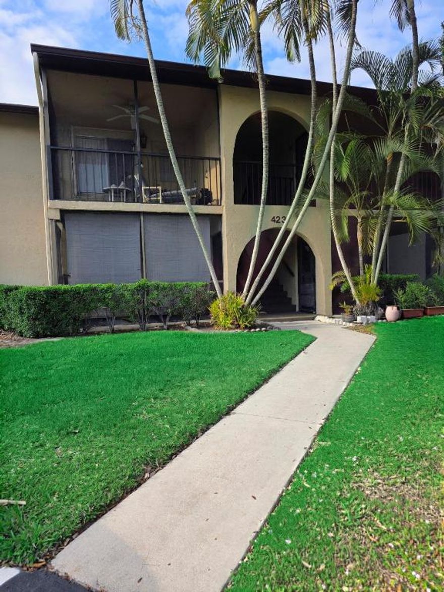 Enjoy Relaxed Florida Living in This Rare First-Floor Condo - 55+ Community! Located in a sought-after 55 and over community.  This rarely available first-floor condo offers the perfect blend of comfort and convenience. Featuring a spacious master bedroom and 1 bathroom, this home is ideal for easy, maintenance-free living. Start your day with coffee in the covered and screened lanai—perfect for enjoying the peaceful surroundings and Florida sunshine. This gem won't last long! Schedule your tour today and discover the lifestyle you deserve.