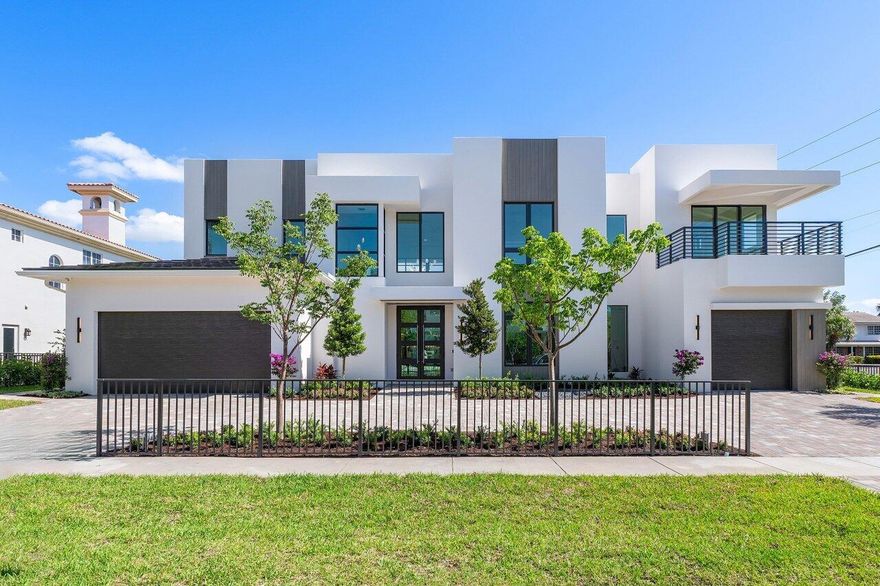 Welcome to your luxurious dream home, a masterpiece of modern design and impeccable craftsmanship, situated in the prestigious neighborhood of Boca Raton.  This brand-new construction, scheduled to be completed May of 2024, offers an unrivaled location behind Mizner Park, providing you with a vibrant lifestyle and convenient access to the stunning beaches just steps away. As you approach this architectural gem, you'll be captivated by its striking contemporary facade, blending harmoniously with the surrounding lush landscape.  Step inside and prepare to be amazed by the seamless fusion of elegance and functionality throughout the home's generous living space. Every aspect of this residence has been meticulously planned to provide the utmost comfort and style.  The open concept floor plan