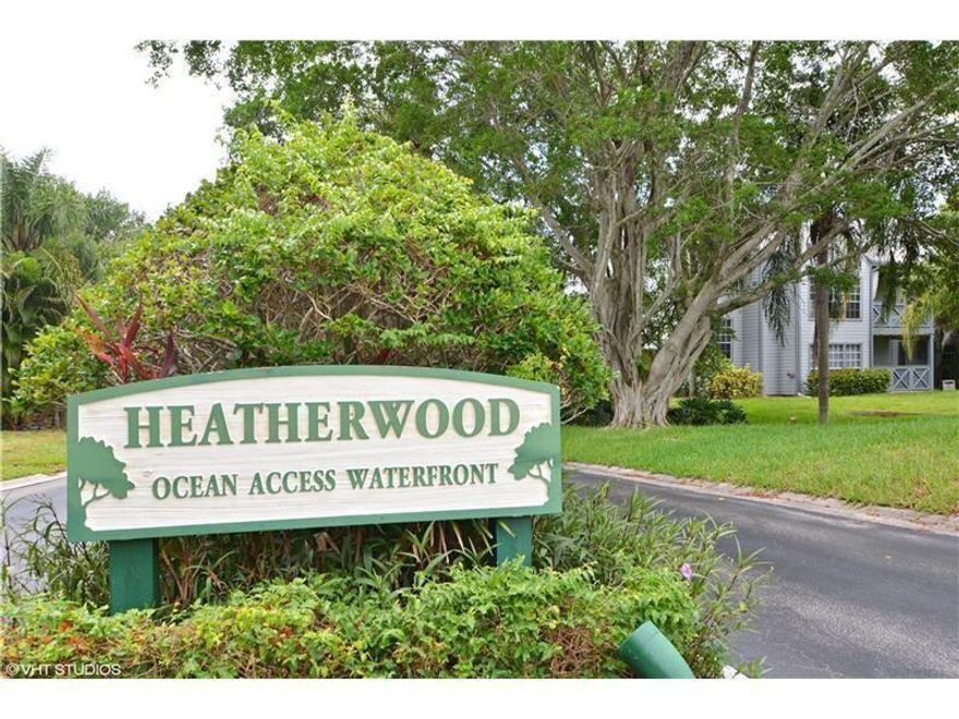 Recently renovated unit in a great community. Heatherwood is located on the Hillsboro River and has ocean access, boat dockage, minutes to beach, FAU, shopping, I95 and Town Center Mall. Spacious 1 BR with bonus sunroom. Wood laminate flooring in the bedroom and tile in the living room with a fireplace. Granite kitchen, interior laundry room, large walk in closet in the bedroom, covered patio. Pets welcome with deposit. Tenants must have Renters Insurance.