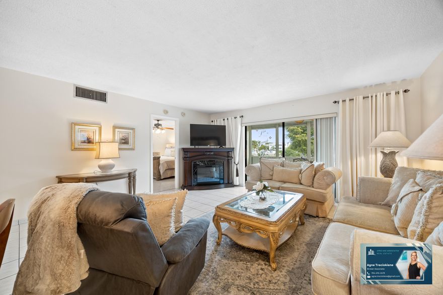 Move-in ready 2BR/2BA third-floor corner unit in a desirable 55+ community! This bright condo features tile flooring throughout, lots of storage space, tastefully updated kitchen and bathrooms, and an enclosed balcony/sunroom overlooking the pool. Hurricane shutters included.
Building has completed its Milestone Inspection and SIRS, repairs finished March 2025, reserves funded, and all special assessments paid -- buy with confidence! Enjoy resort-style amenities: pool, BBQ area, tennis courts, gym, library, billiards, and party room. Conveniently located near shopping, dining, I-95, the Turnpike, and just 20 minutes to the beach and Fort Lauderdale-Hollywood International Airport.
Association requires 20% down (if financing), 670 credit score, and 6 months maintenance in escrow. Available furnished for turnkey move-in or unfurnished. Schedule your showing today!