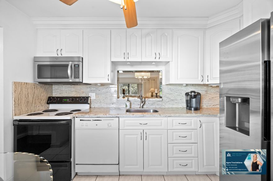 Move-in ready 2BR/2BA third-floor corner unit in a desirable 55+ community! This bright condo features tile flooring throughout, lots of storage space, tastefully updated kitchen and bathrooms, and an enclosed balcony/sunroom overlooking the pool. Hurricane shutters included.
Building has completed its Milestone Inspection and SIRS, repairs finished March 2025, reserves funded, and all special assessments paid -- buy with confidence! Enjoy resort-style amenities: pool, BBQ area, tennis courts, gym, library, billiards, and party room. Conveniently located near shopping, dining, I-95, the Turnpike, and just 20 minutes to the beach and Fort Lauderdale-Hollywood International Airport.
Association requires 20% down (if financing), 670 credit score, and 6 months maintenance in escrow. Available furnished for turnkey move-in or unfurnished. Schedule your showing today!