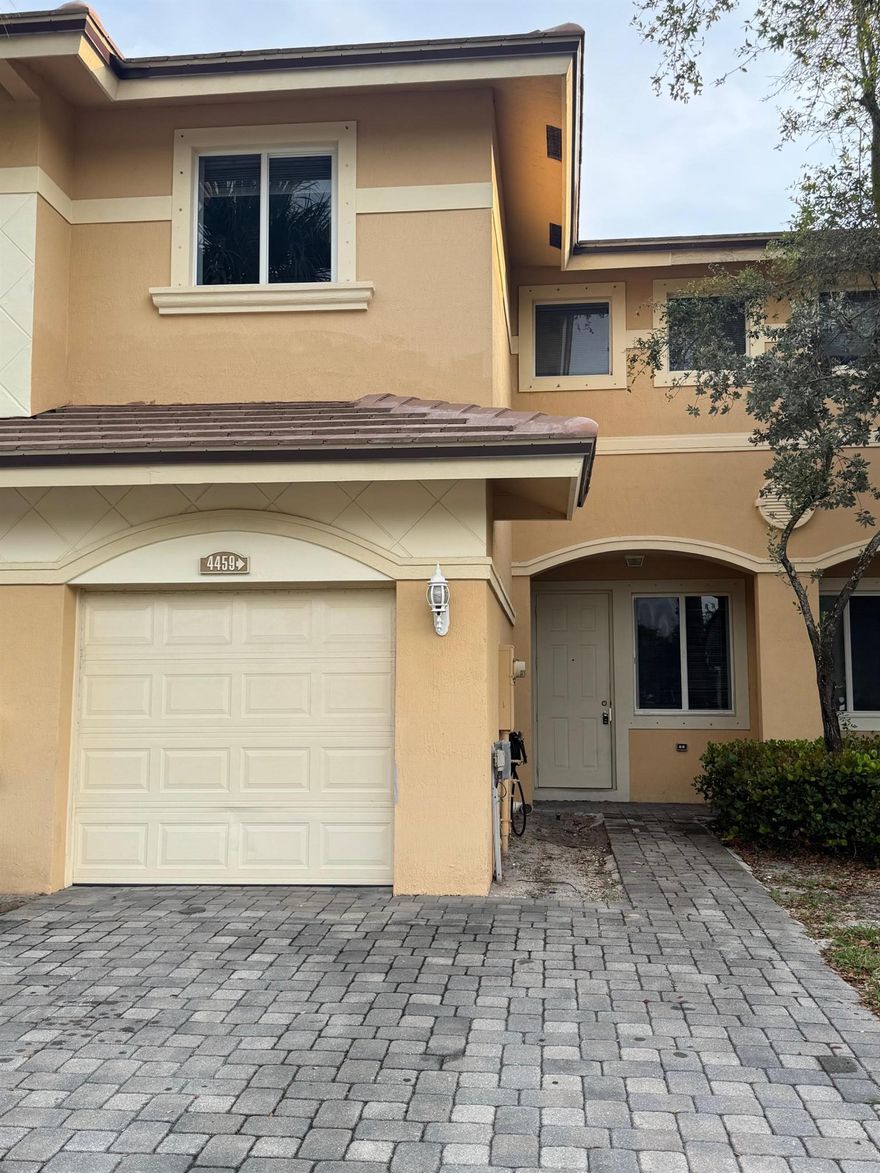 This is a nice 3 bedroom, 2.5 bathroom townhome with a 1 car garage. Tile floors throughout the downstairs and the upstairs has carpet