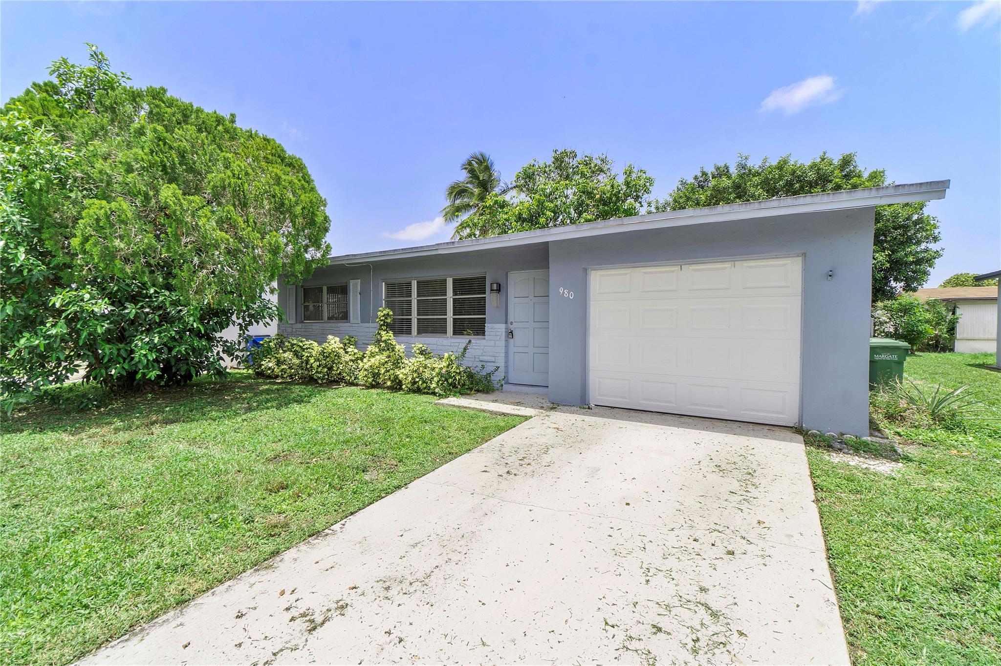 **55+ Community**Discover this charming single-family home in the heart of Margate! Enjoy a spacious layout with abundant natural light, updated kitchen, and a private backyard oasis—perfect for entertaining or relaxing. Ideally located near top shopping at Coral Square Mall, dining along Sample Road, and outdoor fun at Seminole Casino Coconut Creek and Fern Forest Nature Center. Easy access to major highways makes commuting a breeze. Live close to it all while savoring the tranquility of a well-kept neighborhood!