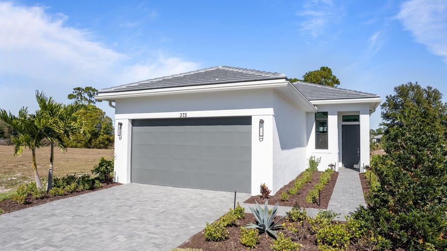 Rare opportunity to own the only north facing Allison home on both the lake and preserve, offering unmatched privacy with no homes in front or behind. Beautifully tucked away in the back of the community, this thoughtfully upgraded home features a 4' garage extension and extended owners suite and lanai with a 5' privacy wall, perfect for relaxing outdoors. Inside enjoy tile flooring throughout, a stunning waterfall quartz island with a built in charging station, and upgraded gas appliances in the designer kitchen. Located in Rivella walking distance from the up and coming Port District, the Saint Golf Course, and minutes away from downtown Jensen, down Stuart, and the beaches.