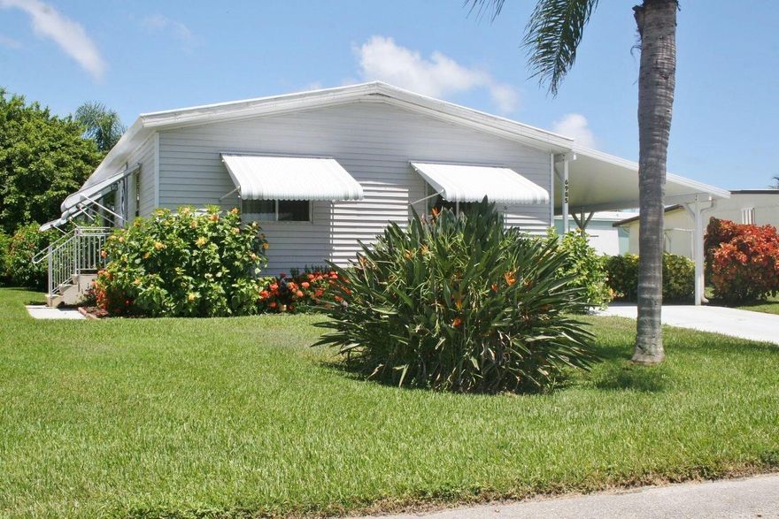 **SELLER SAID BRING ALL OFFERS**One of the rare 3 bedroom homes in the desirable and affordable 55+ community of Cambridge. New AC 2024.New Windows in enclose porch 2022. New carport 2011,New Roof 2004.This home is located in Section 1 you can bring your boat,camper and all your toys.Amenities include heated pool, clubhouse ,library, billiards, exercise room and shuffleboard. They have bingo, dinner dances and many other activities throughout the year. ''YOU OWN THE LAND!.'' The split floor plan allows privacy for your guests,. The backyard is a serene little piece of heaven. For the golfers,  Heritage Ridge Golf Course, designed by Tom Fazio, is an 18 Hole Championship golf course. Close to beaches, boat ramps, medical, stores and restaurants, this welcoming community is waiting for you