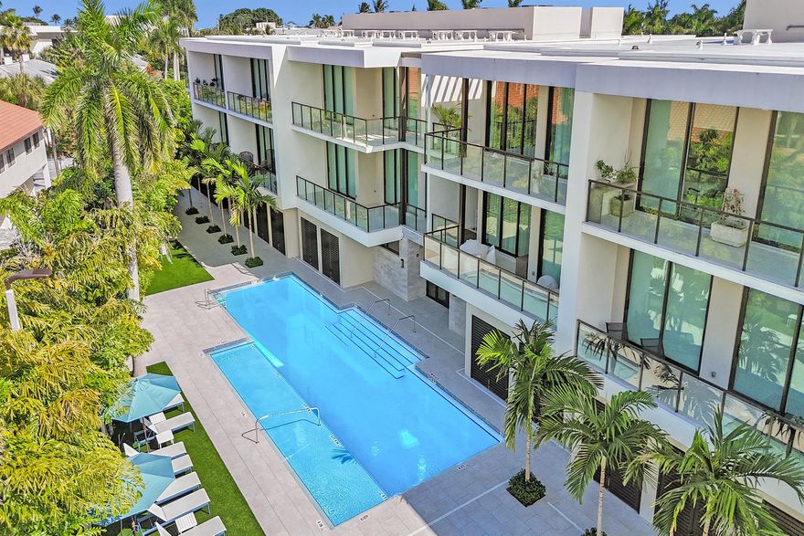 Experience modern coastal living in Delray Beach's newest condominium community! This luxurious 1,978 sq ft home offers an exquisite blend of elegance and comfort, perfectly designed to cater to your every need. With 3 spacious bedroom suites and 3.5 beautifully appointed bathrooms, this home is an embodiment of modern living. Located right between the Intracoastal and the blue waters of the Atlantic Ocean and conveniently just across the way from the Gulfstream Marina, this stunning home is an absolute boater's and water enthusiast's paradise! Enjoy the impressive open floor plan, featuring tile and hardwood floors that flow seamlessly throughout.