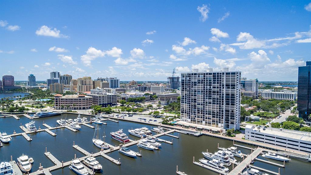 Incredible southeast corner Penthouse overlooking the Intracoastal and Palm Beach. Renovated 3 Bedroom, 2.5 Bathroom condo with high ceilings, bright sunny exposure and custom kitchen. Extended guest rooms and two balconies with views of the marina, intracoastal, ocean and Palm Beach. A full-service pet friendly building with fitness center and valet parking. Residence comes with 2 assigned garage parking spaces.