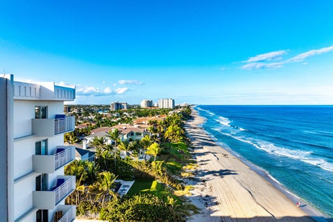 Tiny photo for 4505 S Ocean Boulevard #1008, Highland Beach, FL 33487 (MLS # R11161861)