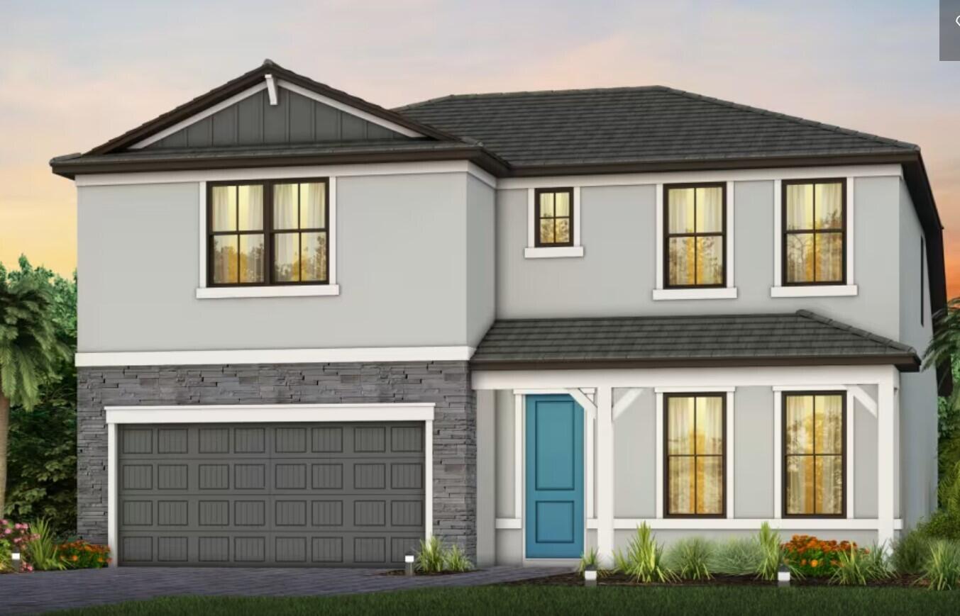 UNDER CONSTRUCTION: DiVosta's Newest Premier community - Hendrix Reserve. Be one of the first to call this highly anticipated neighborhood home. Spacious 5 Bedroom Whitestone home Features a ground floor Owner's Suite plus an additional bedroom that can easily double as a home office. Current Price includes Structural enhancements of Built In Kitchen, walk in shower at owner's Suite. Pocketing slider doors graciously extending your entertaining space to the covered lanai. Elegant Design Finishes include Soaring double stacked cabinets, 8' Interior Doors, oversized tiles and Luxury Vinyl planks add extra opulence and are sure to delight! An Extended Rate Lock Program with Under Market Interest Rate is Available to help you save BIG!