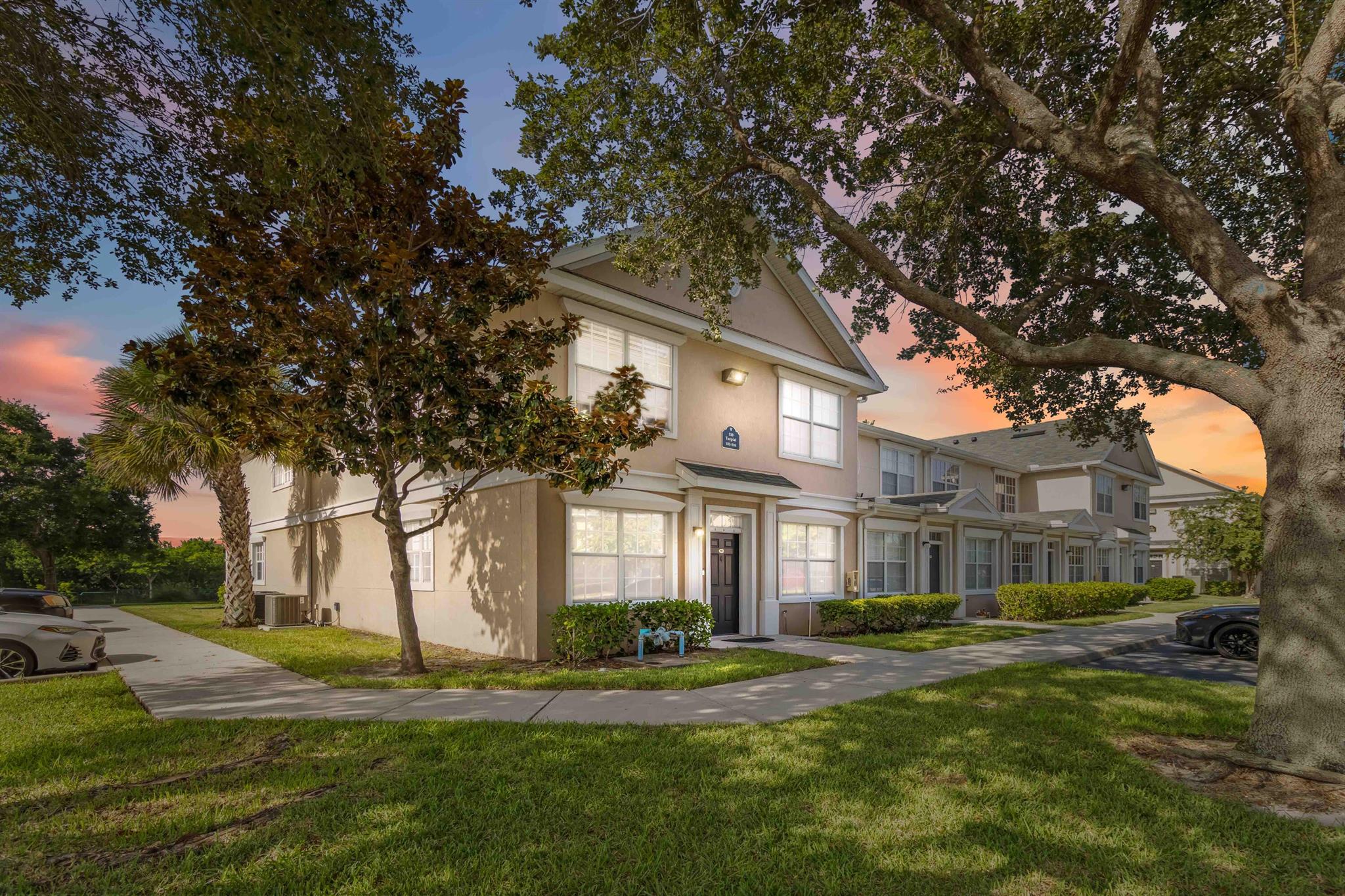 Enjoy a low-maintenance lifestyle in this thoughtfully designed 3-bedroom, 2-bath first-floor entry condo in Cypress Cove. The open layout promotes easy daily living and flexible use of space, while hard-surface flooring throughout offers durability and simple upkeep. The split-bedroom design enhances privacy, and the in-unit laundry adds everyday convenience. Step onto the screened patio to unwind or enjoy quiet time outdoors. With exterior upkeep and lawn care managed by the HOA, you'll have more time to focus on what matters most. Take advantage of community amenities like the pool and clubhouse without the responsibility of upkeep. Conveniently located in the heart of Melbourne