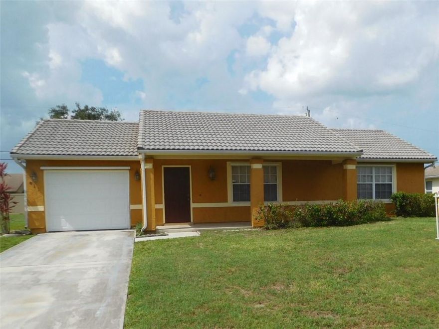CALL NOW FOR A VIEWING!Great area just a few miles from Traditions with plenty of shopping. This home rests on a large lot for future expansion or pool. 99yr composite roof. HVAC upgrade in 2021. Newer water heater and more.....Close to i95 and the turnpike. Not far from the intersection of Tulip, Gatlin Blvd and Port St Lucie Blvd.