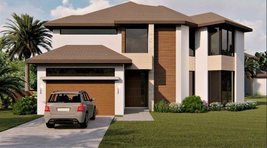 Rare opportunity to own a waterfront residence in prestigious Ocean Ridge with approved plans and renderings included for a brand-new coastal contemporary estate. Set on a 13,022 SF lot along the Dolphin Canal Waterway, the proposed 2-story home offers approximately 4,000 SF under air with 4 bedrooms, 4.5 baths, and a 2-car garage. Designed for exceptional indoor-outdoor living, plans feature soaring ceilings, open living spaces, a gourmet kitchen, first-floor guest suite or office, luxurious primary suite, covered patio, pool, spa, and private waterfront setting. Opportunity to purchase both lots and create one larger custom waterfront estate. Minutes to Delray Beach, beaches, dining, and shopping.  Information provided by the listing brokerage and its representatives—including pricing, measurements, square footage, lot dimensions, calculations, statistics, and media—is believed to be accurate but is not guaranteed and may be subject to errors, omissions, or changes without notice. Buyers and sellers are encouraged to independently verify all details and complete their own due diligence before entering into any transaction