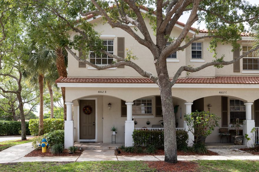 Welcome to this corner-unit townhome in the highly desirable Bexley Park community of Delray Beach. This well-maintained home features a versatile layout, including a converted 1-car garage currently used as a downstairs bedroom, easily converted back if desired. The main level offers porcelain tile flooring, while the second floor features laminate throughout. The kitchen is equipped with granite countertops, dark soft-close cabinets, and stainless steel appliances. Bexley Park is pet-friendly (with some restrictions) and ideally located near Downtown Delray, beaches, shopping, and major highways. Rental restrictions apply, including no rentals during the first year and no short-term rentals.