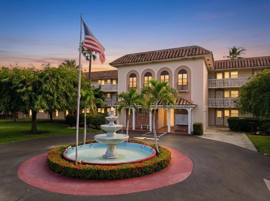 Location, Location, Location! An exceptional opportunity to enjoy the best of South Florida living in highly desirable East Boca Raton. This 2-bedroom, 2-bath residence is attractively priced and ready for your personal updates and design vision. A perfect option for beach lovers, investors, or buyers looking to customize their own coastal retreat. Just minutes from pristine beaches, vibrant Mizner Park, grocery stores, coffee shops, dining, pharmacies, and everyday conveniences. The well-maintained community offers outstanding amenities including a sparkling pool, shuffleboard courts, fitness center, library, billiards room, and more. Excellent accessibility with the nearby Brightline station and public transportation, making commuting & travel effortless. Seller has paid all assessment!