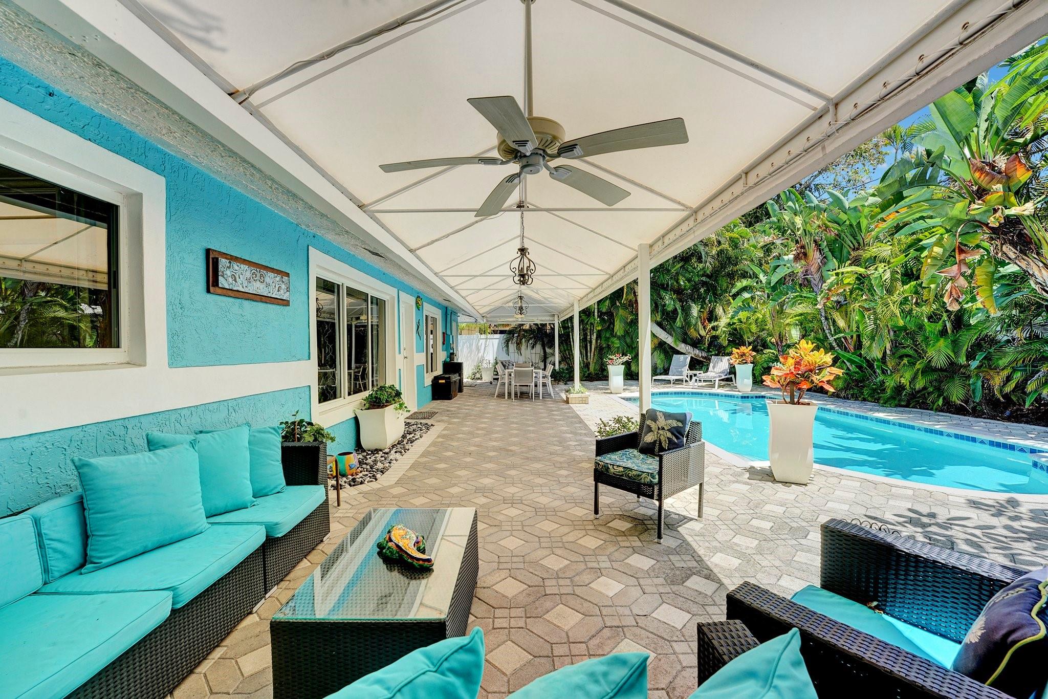 BOOMING OAKLAND PARK!!! AMAZING OPPORTUNITY NICELY UPDATED 3 BEDROOM - 2 BATH - POOL HOME! ALL BEDROOMS ARE GENEROUS IN SIZES! GRANITE AND STAINLESS STEEL KITCHEN! ALL IMPACT WINDOWS AND DOORS. SEPARATE LIVING AND DINING ROOMS - PERFECT HOME FOR ENTERTAINING! STUNNING RESORT LIKE FENCED IN YARD. LARGE HEATED POOL! MASSIVE CANVAS COVERED PATIO! THIS PROPERTY IS SET UP TO ENTERTAIN IN!! THIS PROPERTY IS A RUNNING AIRBNB WITH YEARS OF SOLID RENTAL HISTORY. CLOSE TO THE BEACH, WALK TO NIGHT LIFE, OAKLAND PARK IS BOOMING!! COME GET IT BEFORE IT IS SOLD!!!