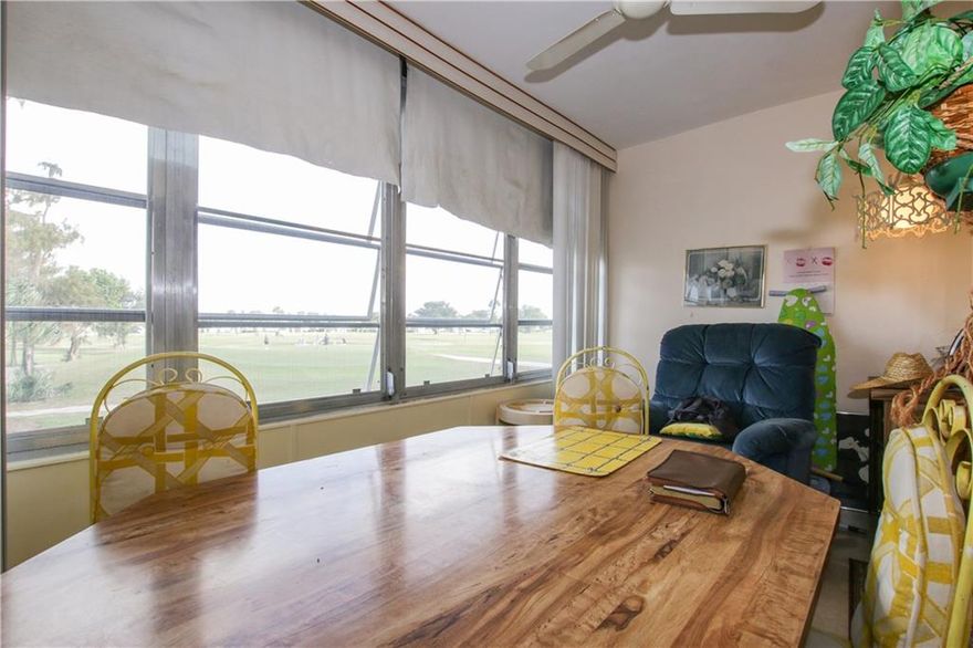 ALL FURNISHED in a 55+ COMMUNITY - 2 bedroom, 2 bathrooms, it's only missing the furniture for the guest bedroom.  Unit CANNOT be rented unfurnished. Enjoy your own balcony overlooking the lake and golf course.