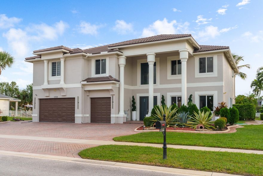 Beautiful 2-story, yearly unfurnished rental located in a prestigious manned-gated community in Wellington, FL. This fully remodeled home offers an open-concept layout, high-end finishes, and a chef's kitchen with premium appliances. Designed for both comfort and entertaining, the home features spacious living areas and a modern design throughout. Enjoy your private backyard oasis with a custom-designed pool and plenty of space for relaxation or hosting guests. The property also offers ample parking for convenience. Ideally located just minutes from world-renowned equestrian venues and within an A-rated school district. Residents enjoy resort-style amenities including a clubhouse, fitness center, tennis courts, and a community pool.