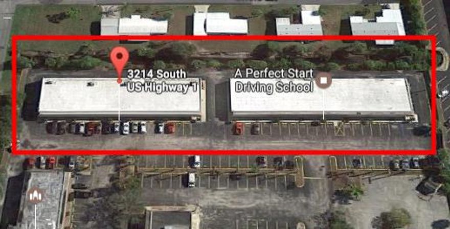 Must be purchase with 3214 S US 1 for a total of 19100 SF of lease space. Currently both buildings are 80% leased with a strong cap rate. Value added property for an owner user or investor.