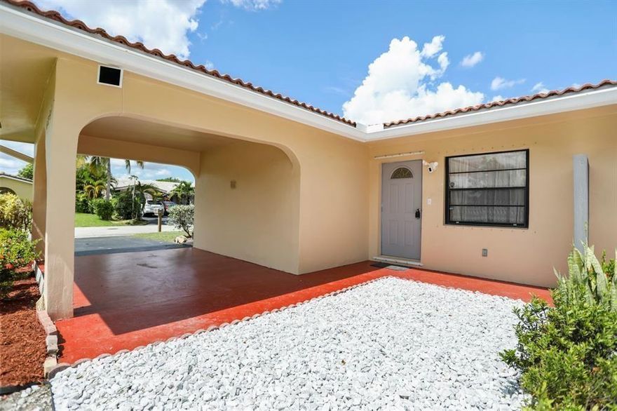 NO HOA approval required Fast Move In. Welcome to your charming corner unit villa located in the heart of Coral Springs! This delightful three-bedroom, two-bathroom residence is perfect for those seeking both comfort and convenience. This villa boasts a spacious layout with back yard ideal for families and professionals alike. The living area is filled with natural light, creating a warm and inviting atmosphere. The kitchen features modern appliances and ample counter space, perfect for cooking and entertaining. Enjoy the privacy of your outdoor space with a new fence being installed around the perimeter within 60 days. Situated centrally, this villa is just moments away from a variety of restaurants, shops, and major highways, making it easy to explore all that Coral Springs has to offer.