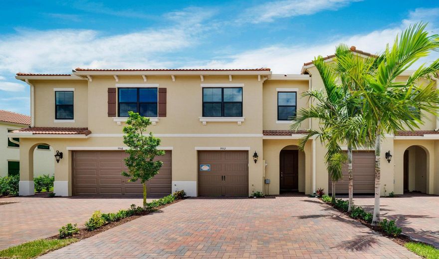 Built in 2020, this beautiful townhouse is perfect! Features 3 spacious bedrooms, 2.5 baths, a 1-car garage, and a long driveway that fits 2  or more cars. The open kitchen boasts stainless steel appliances and quartz countertops. Enjoy the convenience of upstairs laundry with washer and dryer included, plus finished closets in every room. Freshly painted and move-in ready! Community offers a clubhouse, pool, spa, fitness center, tot lot, and walking paths--ideal for families to relax and play together.