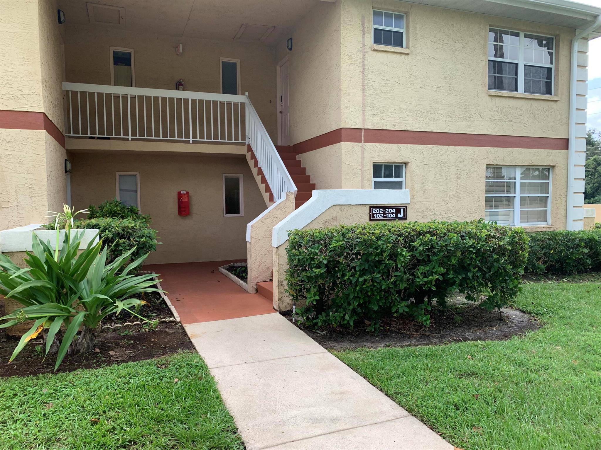 2/2 First floor condo located in a desirable location close to schools, shopping, hospital, and local beaches. This completely remodeled condo features a large, screened lanai, laminate flooring throughout, upgraded kitchen cabinets, new appliances, A/C, water heater, light fixtures and vanities. The rent includes water and access to the community pool.