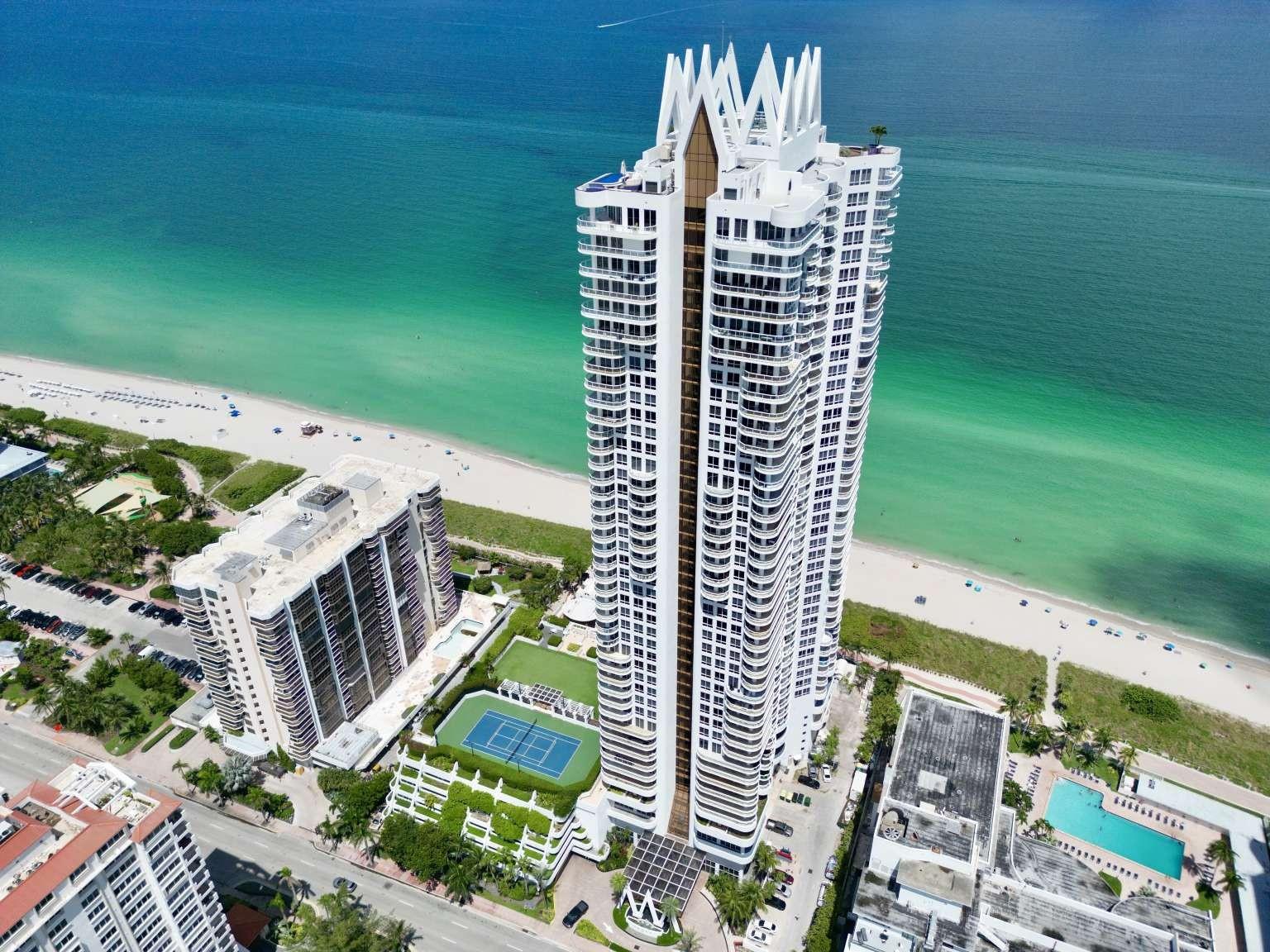 Welcome to luxury oceanfront living at Akoya Miami Beach! This beautifully renovated 1-bedroom, 1.5-bath residence on the 24th floor offers breathtaking views of the Atlantic Ocean, downtown Miami skyline, and Biscayne Bay. Step inside to a sleek modern interior with an open floor plan, floor-to-ceiling windows, and a spacious private balcony where you can enjoy both sunrise and sunset. The home features a contemporary kitchen, stylish updated bathrooms, and bright, living spaces designed to maximize the incredible views. Akoya offers resort-style amenities including direct beach access with full service, an oceanfront fitness center, racquetball and tennis courts, sauna, steam room, heated pool, outdoor BBQ area, business center, lounge, valet parking, and 24-hour security.