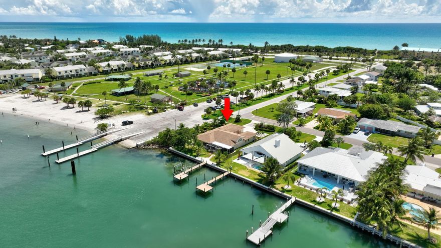 Welcome to your dream waterfront oasis with panoramic views of both the Atlantic Ocean and the Intracoastal Waterway! This beautifully designed 3-bedroom, 3-bath home with no HOA restrictions. Featuring a private dock, boat lift, and the rare ability to park your vessel right in your own backyard. With no fixed bridges and open ocean access, it’s the perfect setup for any boating enthusiast. Enjoy nearby parks, tennis, volleyball, and basketball courts, plus the potential to design your own custom pool overlooking the water. Whether you’re starting your day with an ocean sunrise or ending it on the water, this rare gem offers luxury, location, and lifestyle like no other.