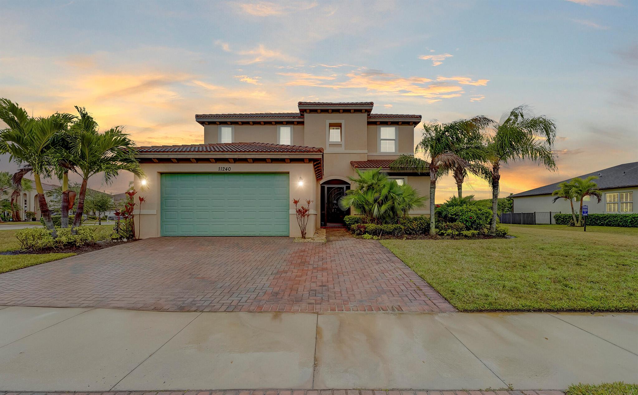 Discover spacious living in this 3-bedroom + den, 2.5-bathroom lakefront pool home in TownPark at Tradition, home sits on a 1/3 acre lakefront corner lot! Perfect for entertaining, the open floor plan includes upgrades like impact windows, a gourmet kitchen with 42'' cabinets, a custom backsplash, stainless steel appliances, and a stone accent wall. Ceramic tile is on a diagonal pattern , private pool with lake views add elegance and charm. The master suite provides a peaceful retreat with serene lake views. Recent updates include a NEW water heater, refrigerator, and washer/dryer. HOA fees cover cable, high-speed internet, irrigation, a manned gate, and a beautiful clubhouse. Tradition offers parks, dining, shopping, and proximity to the Cleveland Clinic and I-95. Call today for a tour!!