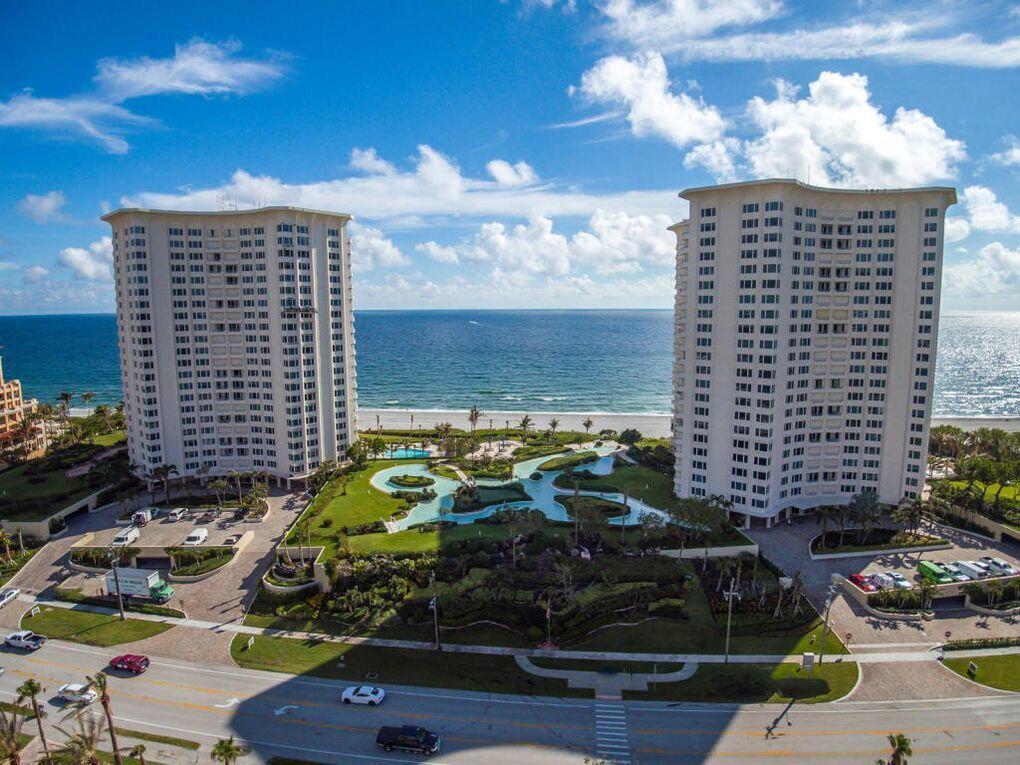 Rare oceanfront renovation opportunity! 2BR/2BA estate sale at the coveted Chalfonte on prestigious South Ocean Boulevard. Design your way with stunning views of the Atlantic Ocean, pristine beaches & Lake Boca. Day brings brilliant ocean blues, night reveals twinkling city lights. Complete renovation canvas in premium building with resort amenities: elegant social areas, professional tennis/pickleball courts, 16-slip private marina and pavilion, state-of-the-art fitness gym, resort-style pool/jacuzzi, ping pong, putting green, basketball, ocean-view center gardens with BBQ grills, 24hr security. Prime A1A beachfront location within walking distance to elegant downtown Boca's top restaurants, upscale shopping, vibrant nightlife. Close to Red Reef Park & Gumbo Limbo Nature Center.