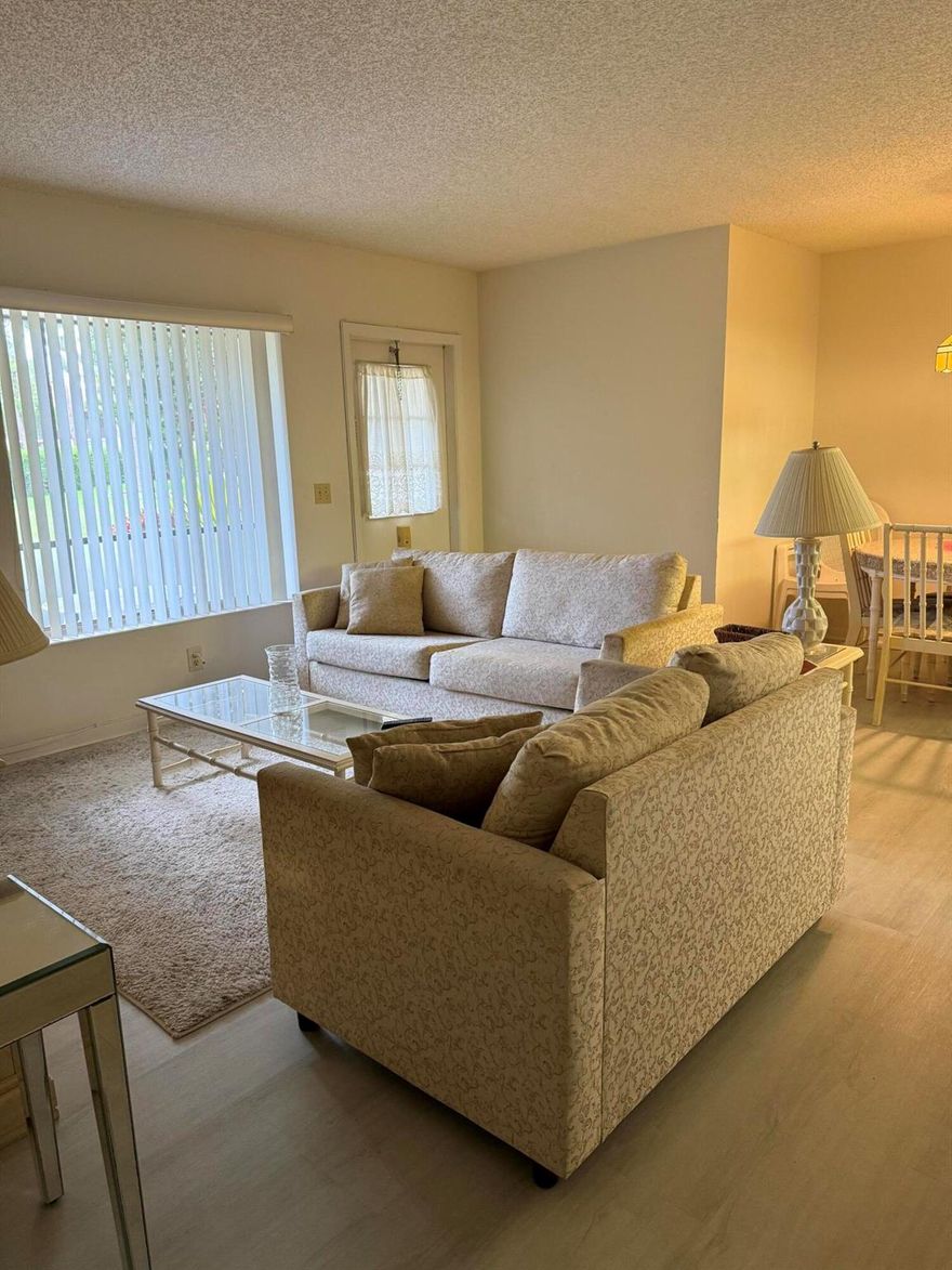 Lovely furnished rental, available seasonally or annually! Close to shopping, dining, and entertainment and a short 8 miles to the beach.