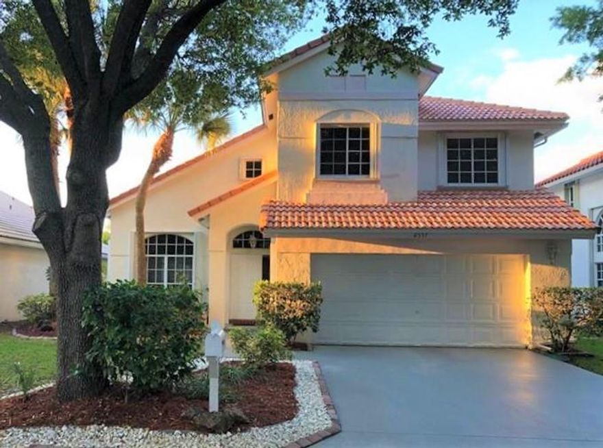 Don't miss an amazing opportunity to own a 2 story, single-family home in the small, quiet community of Summer Hill Estates in North Coral Springs! This home has 3 bedrooms, 2 1/2 baths, a 2 car garage.  Features include an open concept kitchen/dining area, cathedral ceilings, and laminate floors throughout the main living areas.  Within walking distance to "A" rated Coral Park Elementary, and close proximity to shopping, dining, and many entertainment options.  Tenant occupied until 11/15/2021.