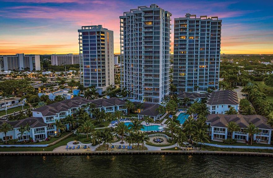 BEAUTIFULLY DECORATED AZURE MODEL IN THE COVETED NORTH TOWER OF THE WATER CLUB IN NORTH PALM BEACH. AMAZING PANORAMIC VISTAS OF THE INTRACOASTAL, ATLANTIC OCEAN, MCARTHUR STATE PARK AND SPANNING ALL THE WAY UP TO THE JUPITER LIGHTHOUSE. OPEN AND SPACIOUS PLAN WITH 3 FULL BEDROOMS AND AN OPTIONAL 4TH WHICH HAS AN ENSUITE BATH GREAT FLEXIBILITY IN THIS MODEL AND HARD TO FIND THIS MANY BEDROOMS AND SQUARE FOOTAGE BELOW $3M. ACCENTED WITH CUSTOM LIGHTING, SEA GRASS WALL COVERINGS AND A SPECTACULAR DESIGNER FAMILY ROOM BUILT IN WHICH CREATES A WONDERFUL FOCAL POINT AS YOU SIT AND RELAX AND ENJOY THE STUNNING VIEWS. STEP OUT ONTO YOUR SPACIOUS COVERED BALCONY WITH ROOM FOR A FULL DINING TABLE SET AND ENTERTAINING AREAS.
