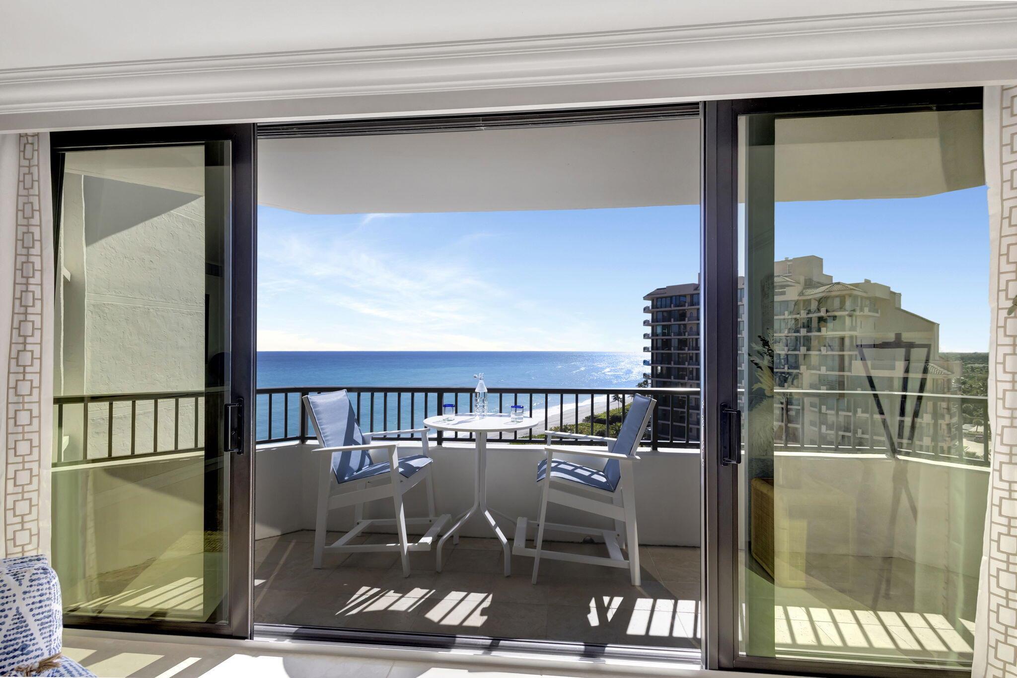 ''BEST DEAL'' on the ocean in Juno and Jupiter Beach... Fantastic Ocean views await you in this updated 2B 2B condo within the desirable Horizon Building! Breathtaking Sunrises and Sunsets right from your balcony overlooking the turquoise waters and white sands of the Atlantic Ocean! New A/C, New Impact Windows and Storm Shutters throughout, Electric Black-out Shades, New full-size Washer and Dryer. Private beach access is just steps away from the pool. The Horizon offers impressive amenities including a beautifully decorated club room with kitchen, sauna, beachfront pool, hot tub, outdoor grill, and fitness room! Juno Beach is just minutes to restaurants, shops, biking, walking, fishing, golf, I95, Turnpike and 15 minutes to Palm Beach Airport. It is the Best Deal on the Ocean!