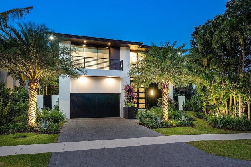 Located in the coveted area of Port La Mar in East Boca Raton, this modern coastal contemporary home is a true masterpiece. This elevated newly built residence offers the highest quality finishes paired with a very well thought out open floor plan. This turnkey home features 4 bedrooms, 4.5 baths, a separate first floor office and a large loft on the second floor. The impeccably designed interior and lush landscaping create the perfect backdrop for living and entertaining in an extremely private setting. This open-concept layout is enhanced by stunning 6 x 3 Italian porcelain tile  throughout the home and outdoor areas. The Chef's kitchen features Italkraft cabinetry, quartz countertops, and Subzero, Dacor and Wolfe appliances.