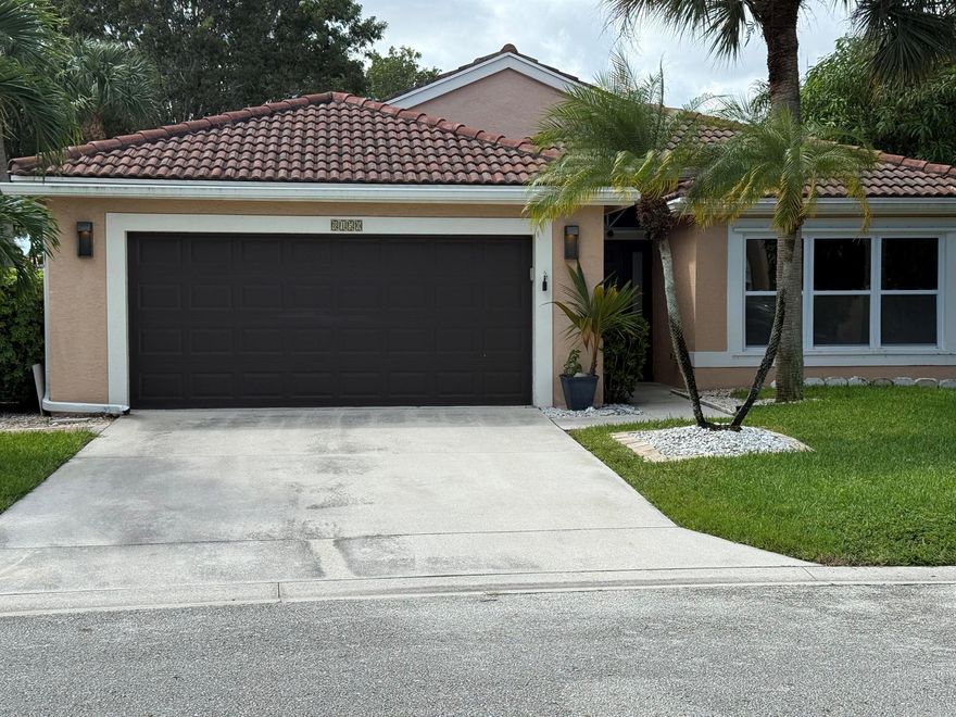 Welcome to your dream rental in the highly sought-after Nautica community of Boynton Beach! This beautifully updated 3-bedroom, 2-bath single-family ranch home offers the perfect blend of comfort, style, and Florida living at its best.Step inside to find vaulted ceilings and an open-concept layout filled with natural light. The modern kitchen features sleek finishes, updated cabinetry, stainless steel appliances, and plenty of counter space -- ideal for cooking and entertaining. Both bathrooms have been tastefully renovated with contemporary fixtures and finishes, and the home features updated lighting throughout.Relax or entertain in your private backyard oasis, complete with a covered patio and a sparkling swimming pool, perfect for enjoying sunny South Florida day.