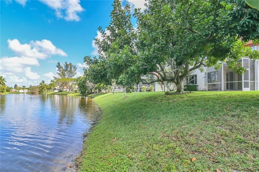 You will enjoy coming home to this absolute immaculate 3 bedroom, 2.5 bath home loft can be 4th bedroom on serene water lot.  Freshly painted interior, wood kitchen cabinets with pull-outs,  pantry cabinet w/pullouts and extended height, granite counters, stainless steel appliances,  breakfast area with Tiffany style light fixture, halogen lighting above snack counter, good size family room. Inside laundry room with ample cabinets, central vac system, Plush carpet in bedrooms, balcony off loft area, large screened patio, tranquil water view, hurricane shutters, pets allowed but no aggressive breeds, ok to rent no restrictions, low maintenance fee includes lawn care, community pool and tennis courts and clubhouse Excellent schools..