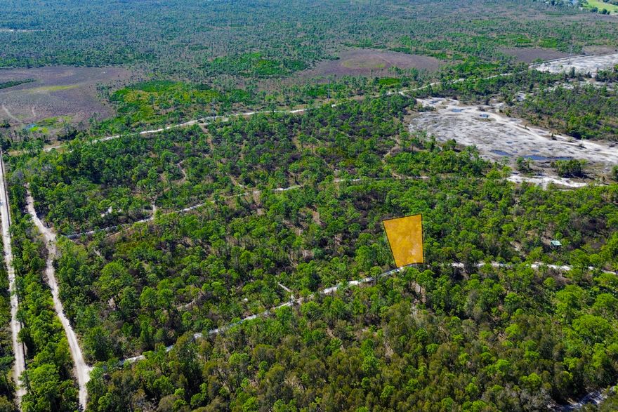 Investment opportunity in Poinciana Gardens! This vacant residential lot offers strong potential for future development or long-term land hold. Currently without utilities and accessed via a dirt road, the property allows for recreational use, including campers and ATVs. The lot features natural Florida landscape with pines and palmettos, and is ideally situated in Hobe Sound within Martin County just off US-1, providing convenient access to Stuart and Hobe Sound, along with nearby dining, shopping, golf courses, and beaches.