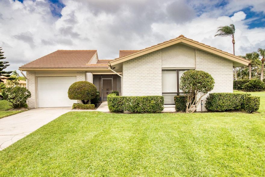 Prime Location Near Treasure Coast Beaches and major highways! Discover a family-friendly, gated community that offers an ideal setting for growing families, roommates, and golf enthusiasts, with nearby private courses perfect for enjoying tee-time. This charming 2-bedroom, 2-bath home offers a versatile multiplex room that can serve as an office, playroom, extra bedroom, or craft room, allowing endless possibilities for customization. The spacious kitchen is designed with entertaining in mind, featuring ample countertops and abundant natural light. A single-car garage, complemented by two additional driveway parking spaces, provides convenient access for both family and guests.