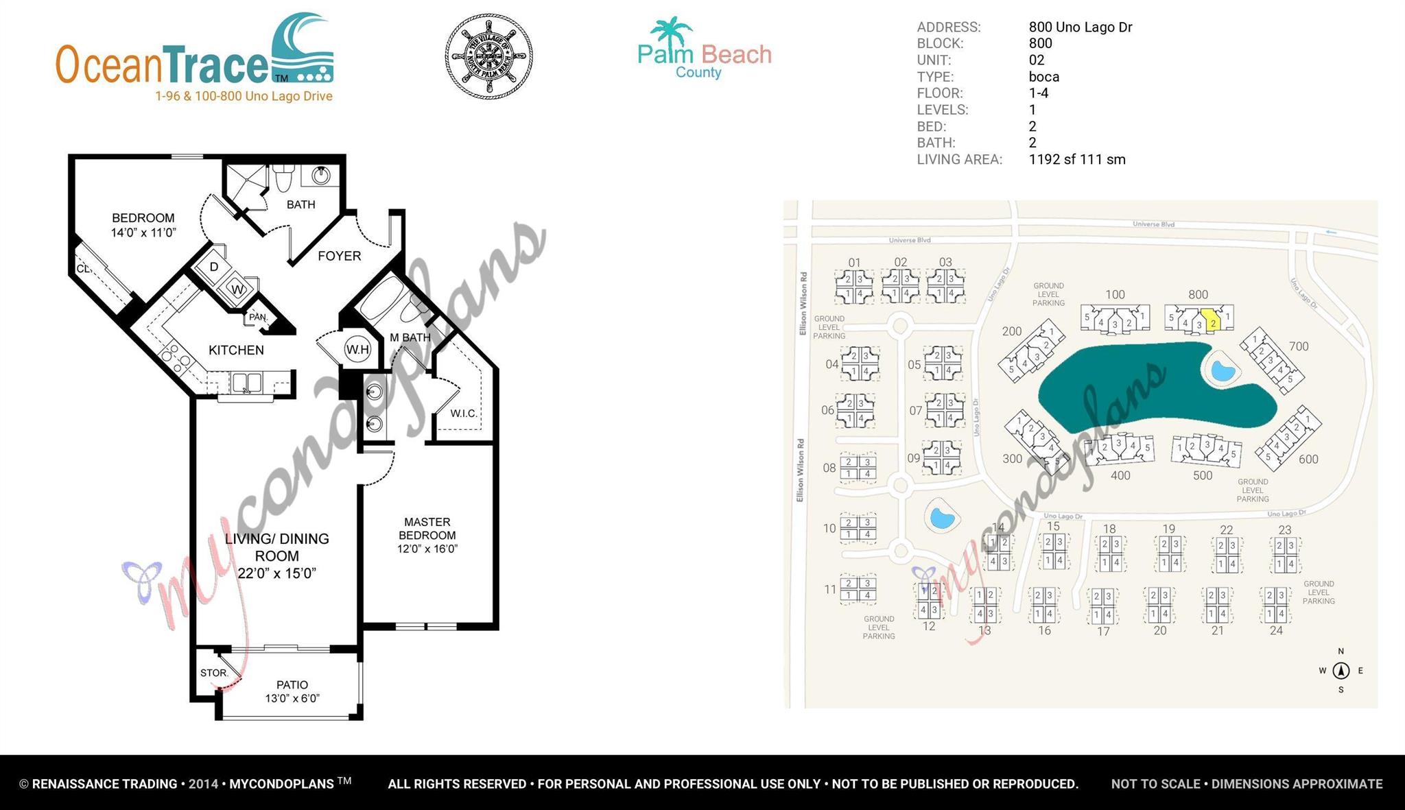 OCEAN TRACE CONDO - Residential Lease