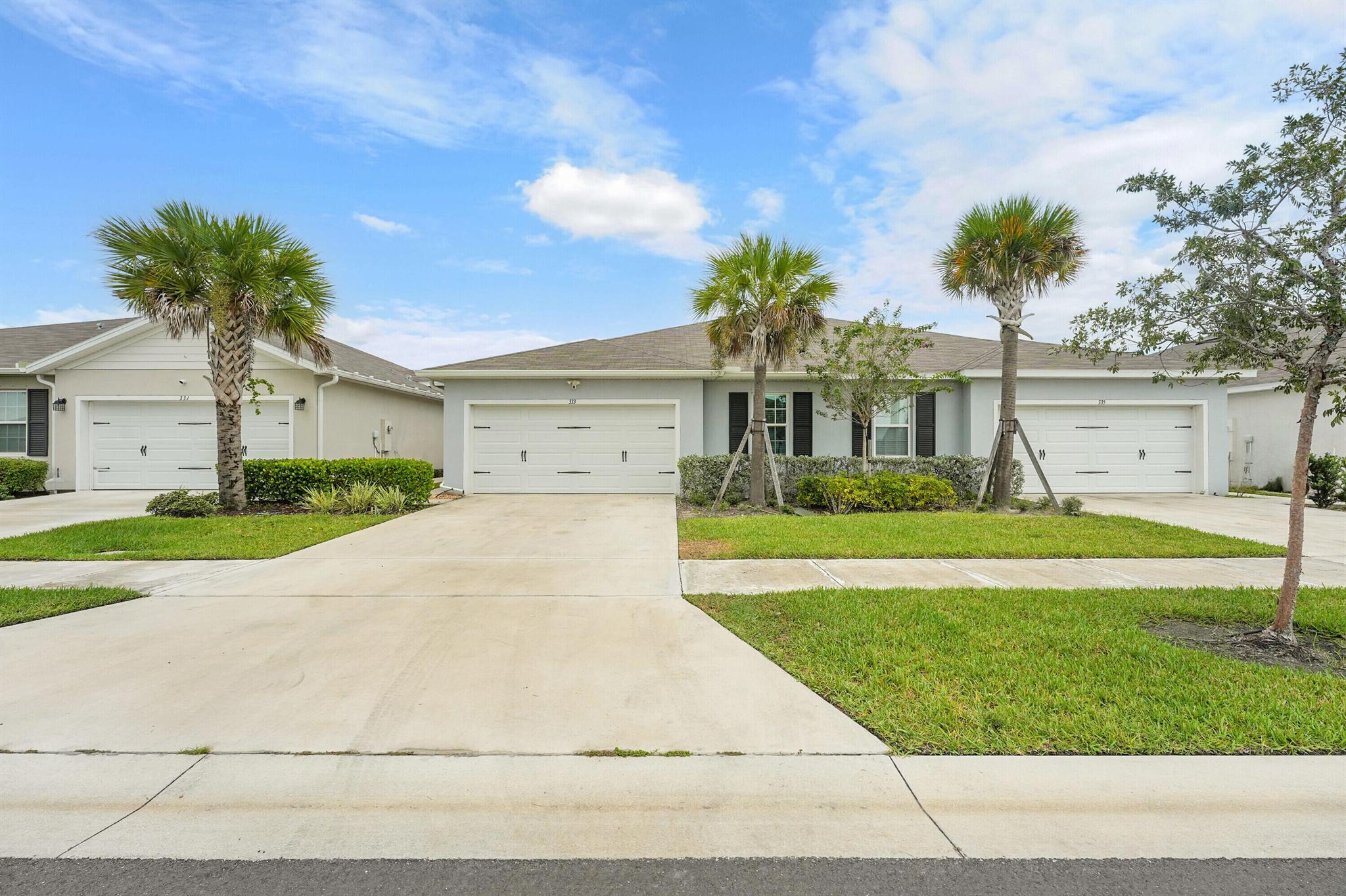 Welcome to this beautifully maintained 3-bedroom, 2-bath villa with a 2-car garage, perfectly move-in ready! Designed with a spacious open floor plan, the home showcases a modern kitchen with an oversized counter that's ideal for both dining and entertaining. New impact windows provide peace of mind, while the screened patio offers the perfect spot to relax and unwind. Residents of this sought-after community enjoy exceptional amenities including a resort-style pool with cabana, a playground, and a family-friendly clubhouse. Conveniently located near major highways and top-rated schools, this home combines style, comfort, and accessibility--an ideal choice for today's lifestyle.