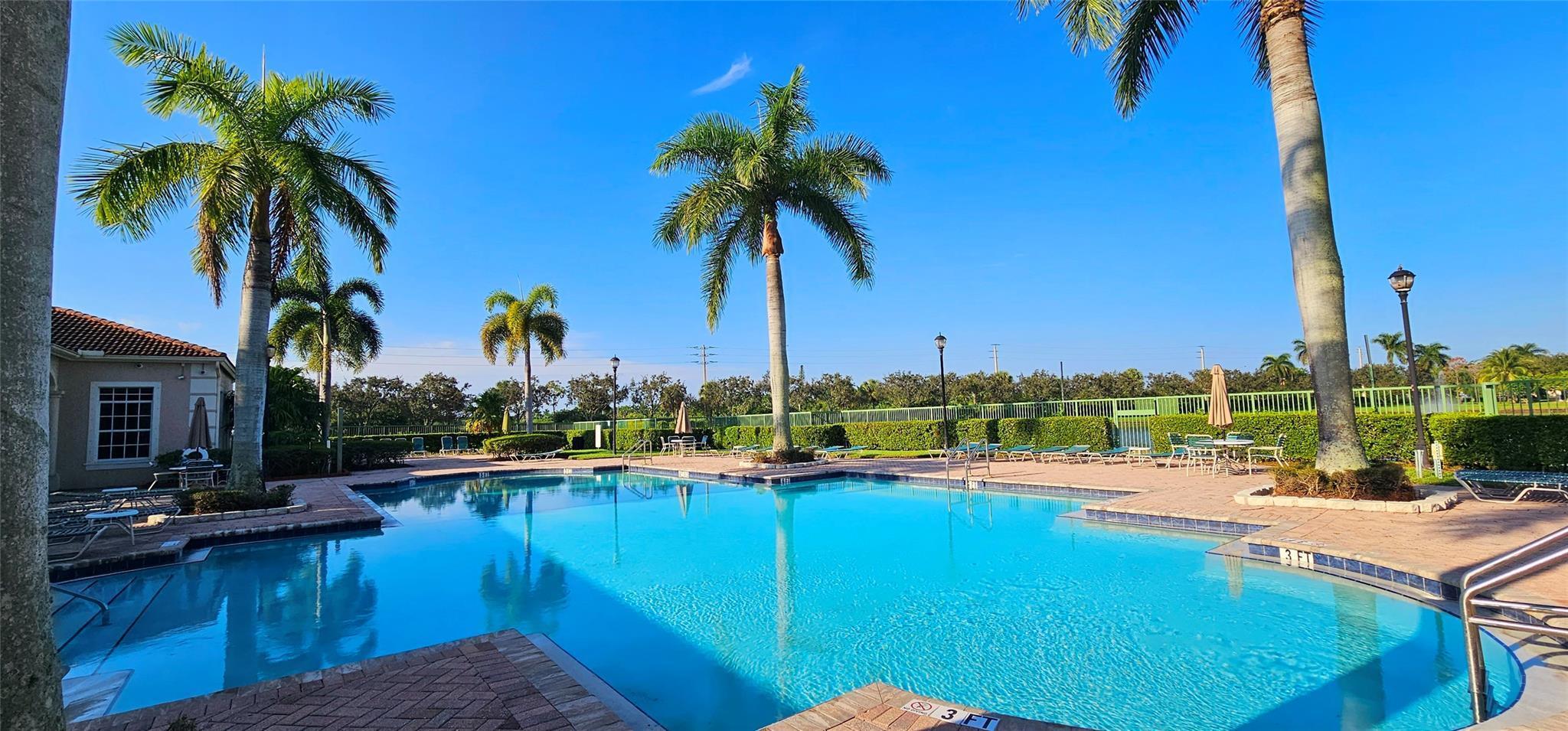 Cozy, fresh painted, 3 Bedroom, 2 bathroom condo, with full size washer and dryer inside. Located in Boynton Beach, at the border of Delray Beach. Green Cay Village offers, heated pool, playground and gym.This location has the privilege of being zoned for sought after highly-rated Spanish River Community High School.Rent includes water, sewer, trash collection and cable. Tenants pay electric.
