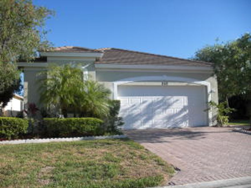 Clean, painted and ready to go. Nice 3/2/2 home.  Pool access with the community.  No carpet. Neutral colors. Gated Community. Close to everything, I-95, Shopping.