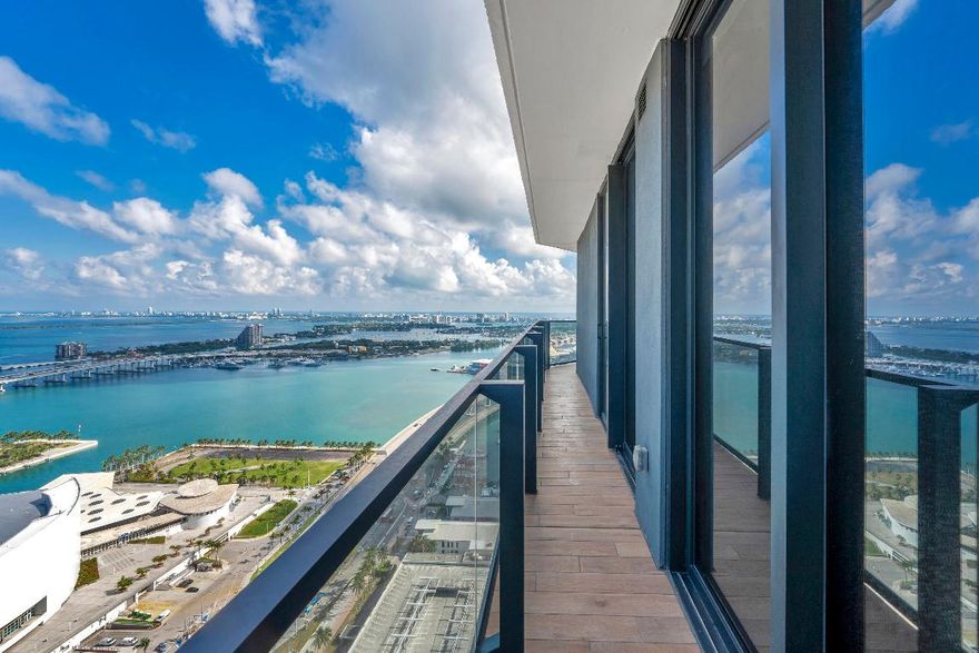 Miami's premier fully furnished, short term rental friendly luxury tower. This stunning unit offers beautiful Bay and city skyline views, floor to ceiling impact glass, and a curated turnkey interior, perfect for immediate use or high performing rental income. The residence features a modern open layout,premium appliances, generous storage, and a spacious balcony overlooking Downtown Miami's vibrant waterfront. Residents + guests enjoy resort level amenities, including a waterfront pool deck with private cabanas, oversized fitness center w/ classes, coworking areas, cafés and lounges, 24/7 valet & concierge, on site dining & cocktail bar, and direct access to Biscayne Bay's entertainment district.Minutes from Bayside, Kaseya Center, Brightline Station, PortMiami, Miami Worldcenter & More.
