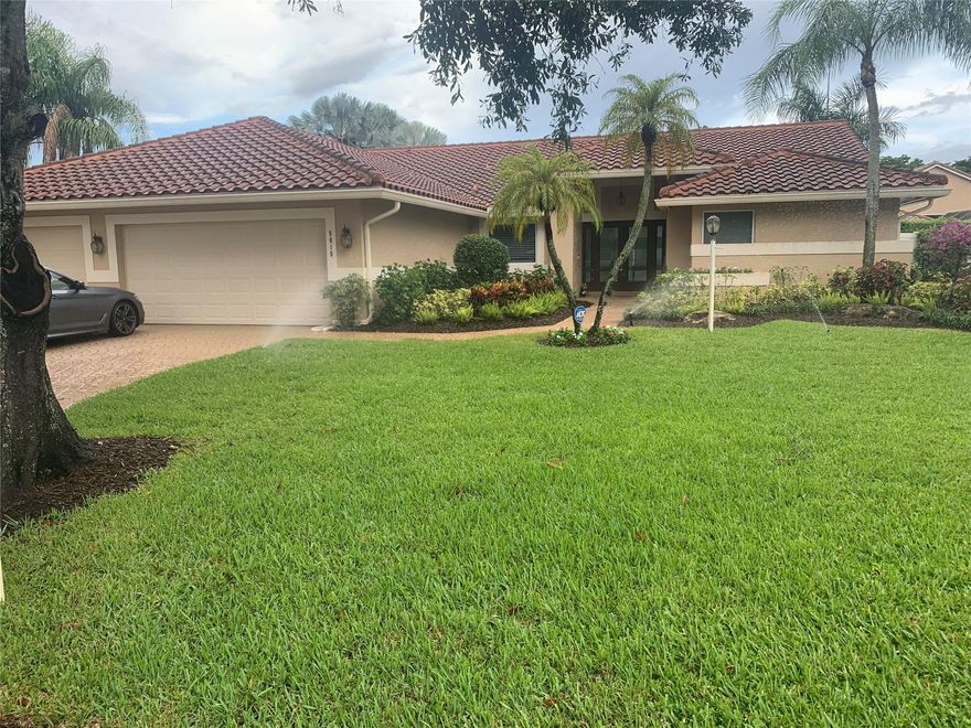 Rarely available 5 bed, 3 bath, 3 car garage pool/jacuzzi home on oversized secluded fenced (almost 1/3 acre) lot in beautiful community of Brookside. This home has over $200k in NEW updates including hurricane windows/doors, completely remodeled gourmet kitchen with huge quartzite island, all 3 bathrooms remodeled with marble, quartz and seamless glass, master has large jacuzzi soaking tub. New luxury vinyl plank flooring throughout, completely updated/resurfaced pool, travertine deck and heater, new tankless water heater, bluetooth sprinkler system and PUTTING GREEN.  High hats, new closet doors and window treatments throughout. Roof is 2013 and A/C is 2016 and in immaculate condition. House completely renovated
Electric car charger
 Owner is Licensed realtor