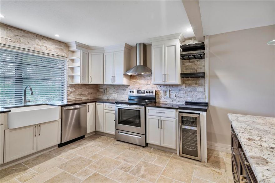 **New Updates:  popcorn removed from ceilings, fresh neutral paint,  new vanities & counters in both bathrooms!***  Come view this lovely 2/2 villa w/ a stunning open concept kitchen remodel in one of Boca’s best, pet friendly 55+ communities!  2 pets allowed up to 40 lbs each. Kitchen boasts quartz & granite countertops, stainless steel appliances, wine cooler and a farm sink.  Entry/kitchen/family room areas have gorgeous French chiseled floors.  Both bedrooms have sliding glass doors w/ access to the tropical, screened in private lanai.  Accordion hurricane shutters. Conveniently located near the clubhouse and pool, w/ a covered parking space & an additional storage area. One owner must be 55+ no children under the age of 18 & no rentals allowed during the first year of ownership.