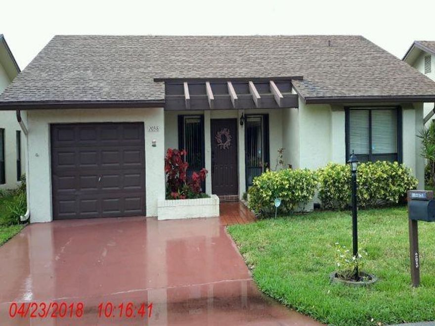 Welcome to the TIMBERLEAF MODEL! Three Bedrooms Two baths one car garage and double car driveway in the Meadows of Crystal Lake, one of the most sought after 55 plus communities in Broward County. Home features huge living and dining area, large kitchen, pantry, lots of cabinet space and large screened in patio. master bedroom with updated master bath and Hurricane Shutters on all windows. Community offers a active lifestyle, clubhouse on lake, heated pool, hot/spa, tennis, ping pong, shuffleboard, bbq's, bocce ball, gym, library and a great social club and onsite management.