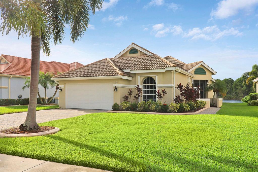 Photo of 834 SW Lake Charles Circle, Port St Lucie, FL 34986 (MLS # R10924773)