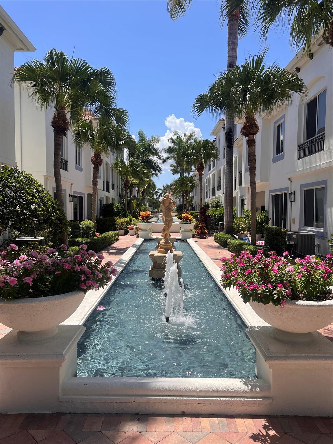 Now offering this centrally located townhouse in "Waterside", an upscale waterfront community, convenient with shopping and restaurants just minutes away, and located only 5 minutes to the beach!
This spacious townhome comes fully furnished with 4 bedrooms, all with walk-in closets, and 3.5 baths. The huge primary bedroom has its own sitting area, and a primary bath that features a water closet, his and her sinks, and separate shower and roman tub. This dream home also includes all impact windows/doors, a full two car garage, an oversized kitchen with granite countertops, island with eat-in bar area, and a connecting dinning area with balcony. Best of all, Waterside is a gated community featuring a first rate community pool resting right on the intracoastal for the best views around!